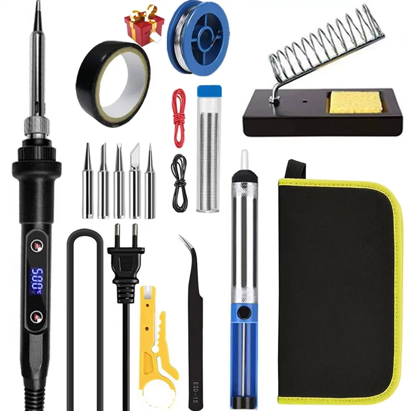 Soldering iron and tin