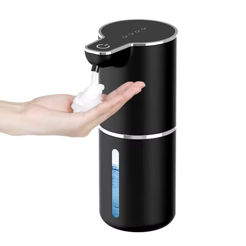 Battery powered automatic soap dispenser