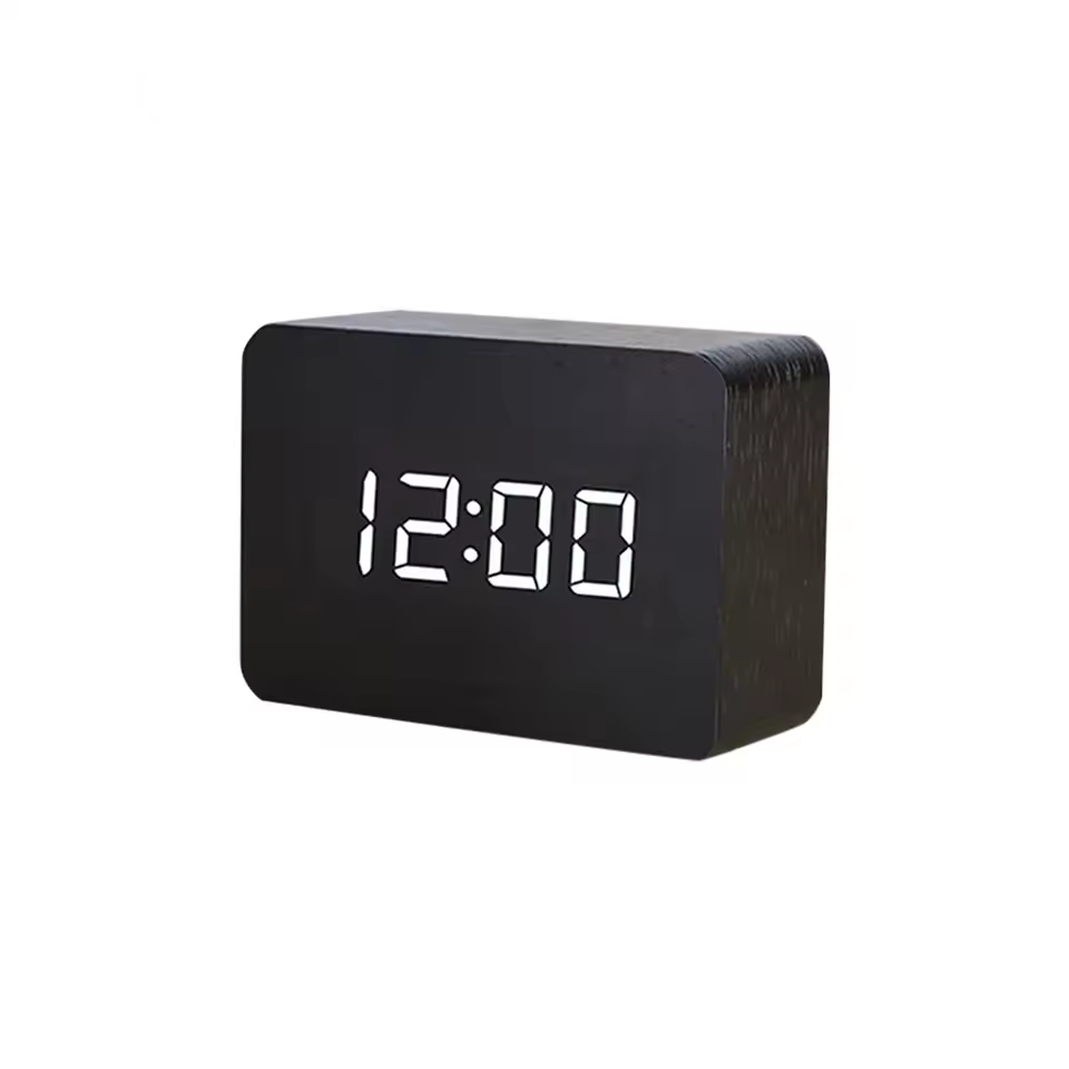 wooden clock