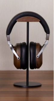 Walnut headphone stand
