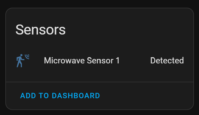 New ESPHome sensor in Home Assistant