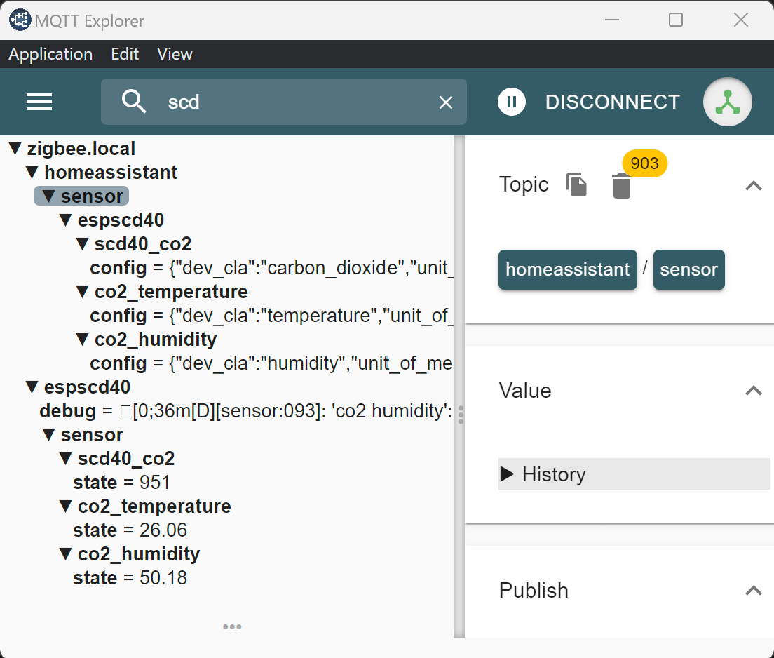 MQTT data