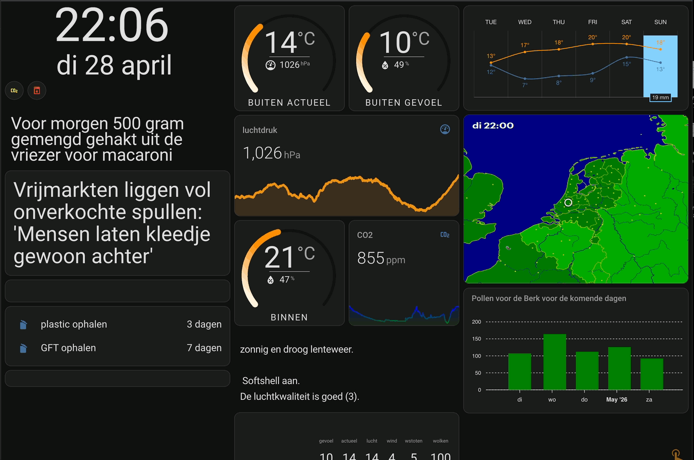 Home Assistant dashboard popup camera stream