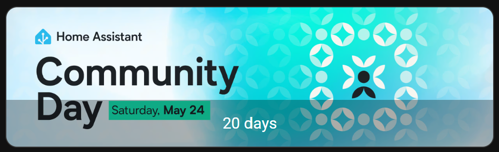 day countdown for the Home Assistant community day