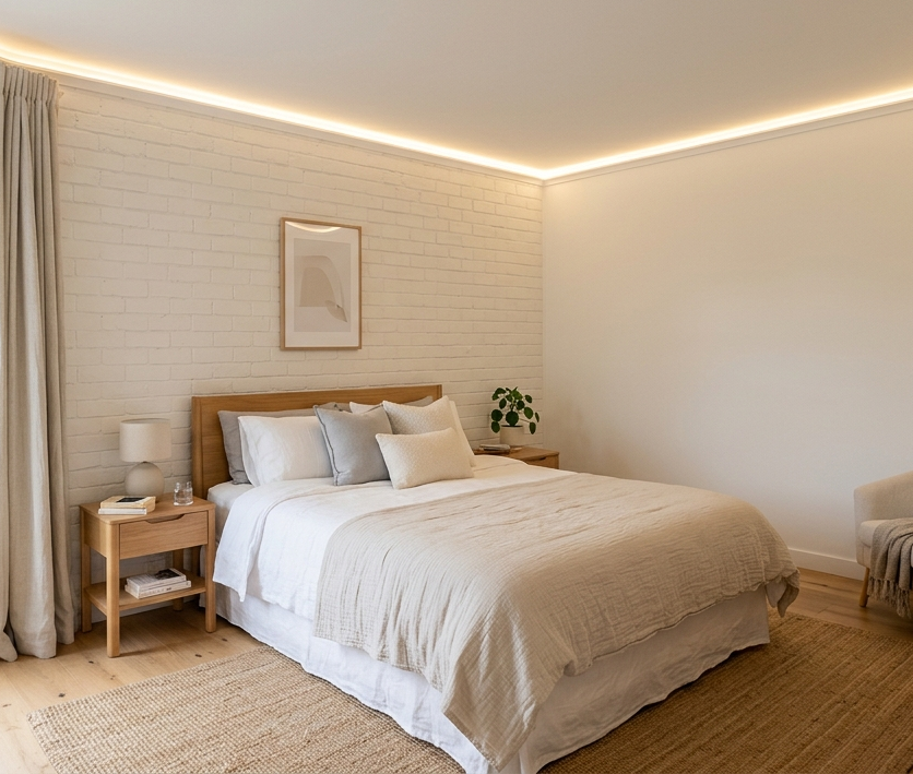 LED strip bedroom