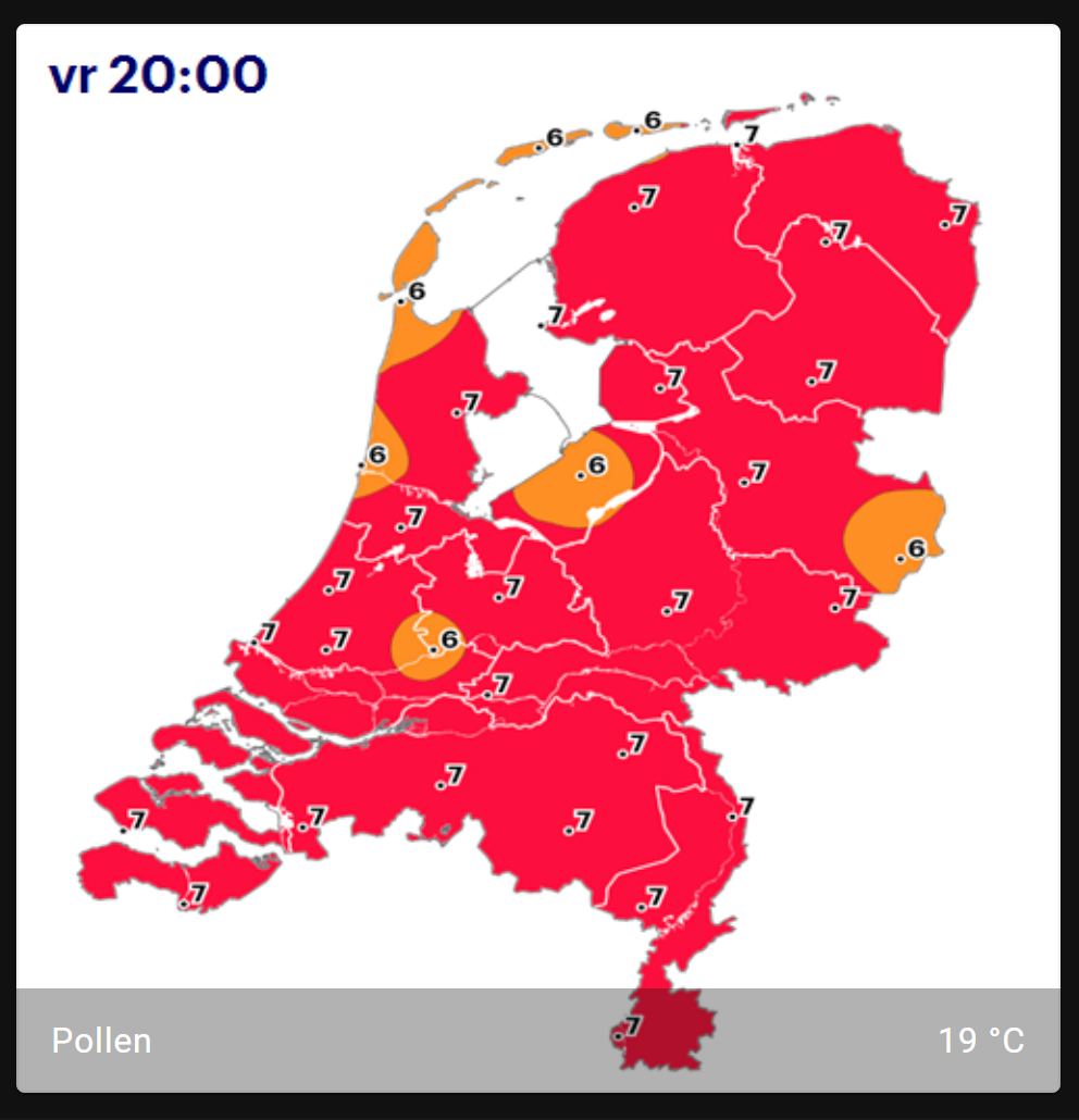 Pollen nieuws