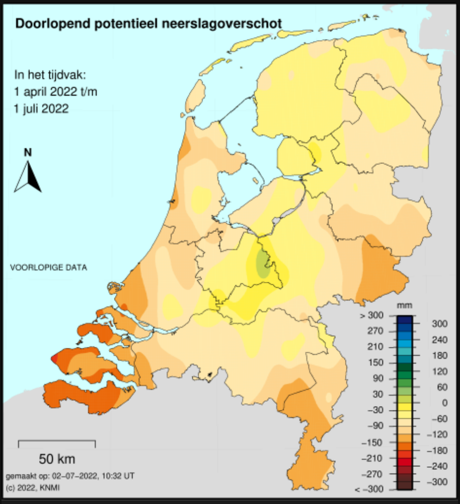 Precipitation surplus (neerslagoverschot)