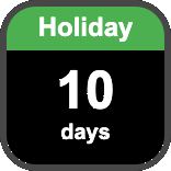 Days countdown to ... birthday, holiday, product launch, marriage, etc icon