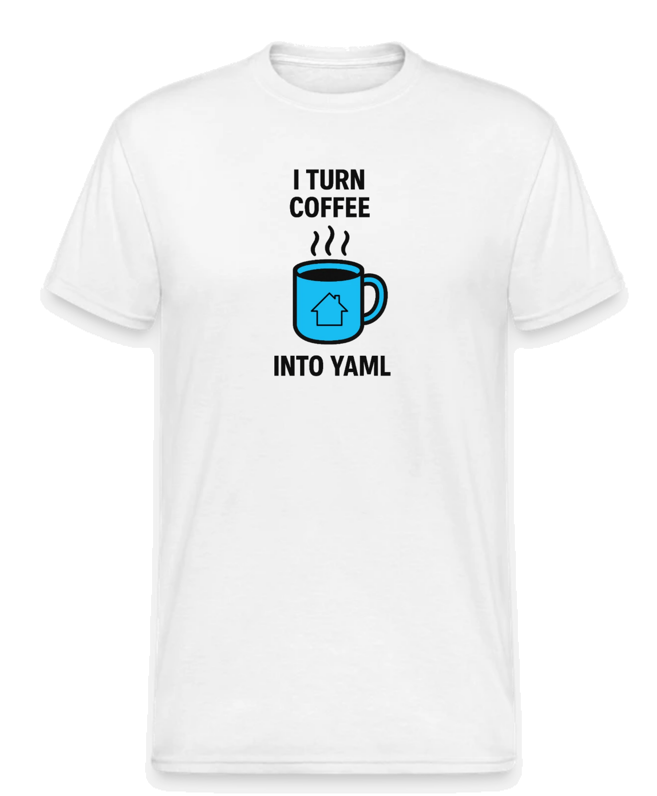 T-shirt - I convert coffee into yaml